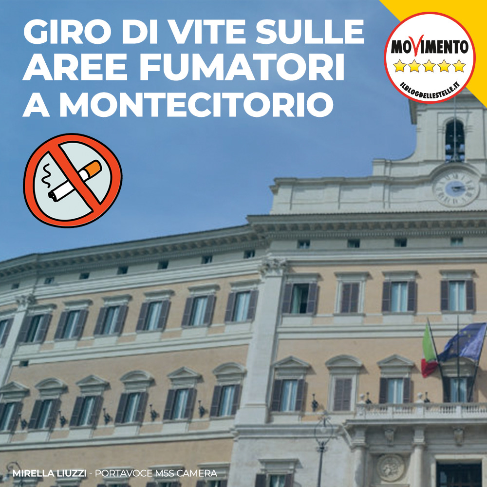 dvieto di fumo montecitorio