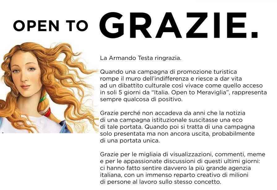 open to meraviglia marketing